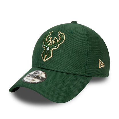 Gorra de béisbol 9FORTY NBA Diamond Era Essential Milwaukee Bucks de New Era - Verde