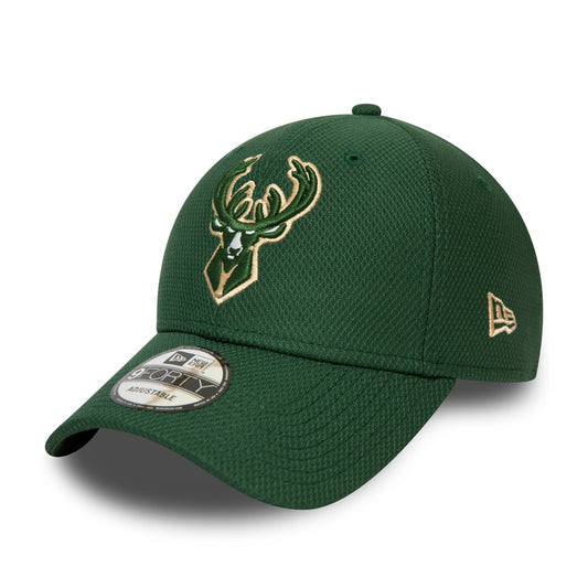 Gorra de béisbol 9FORTY NBA Diamond Era Essential Milwaukee Bucks de New Era - Verde