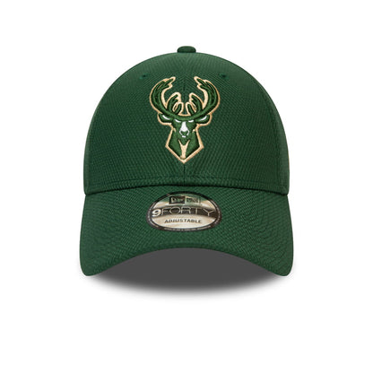 Gorra de béisbol 9FORTY NBA Diamond Era Essential Milwaukee Bucks de New Era - Verde