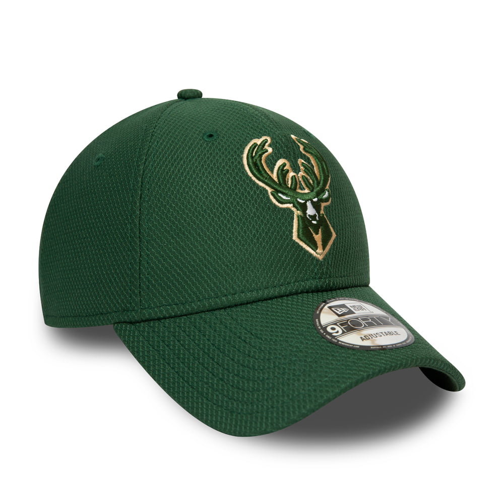 Gorra de béisbol 9FORTY NBA Diamond Era Essential Milwaukee Bucks de New Era - Verde