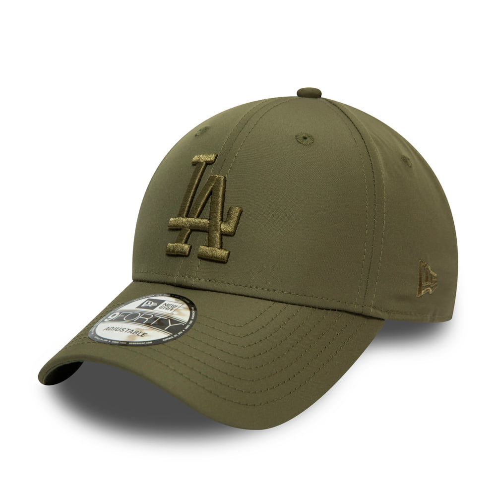 Gorra de béisbol 9FORTY MLB Tonal Nylon L.A. Dodgers de New Era - Verde Oliva