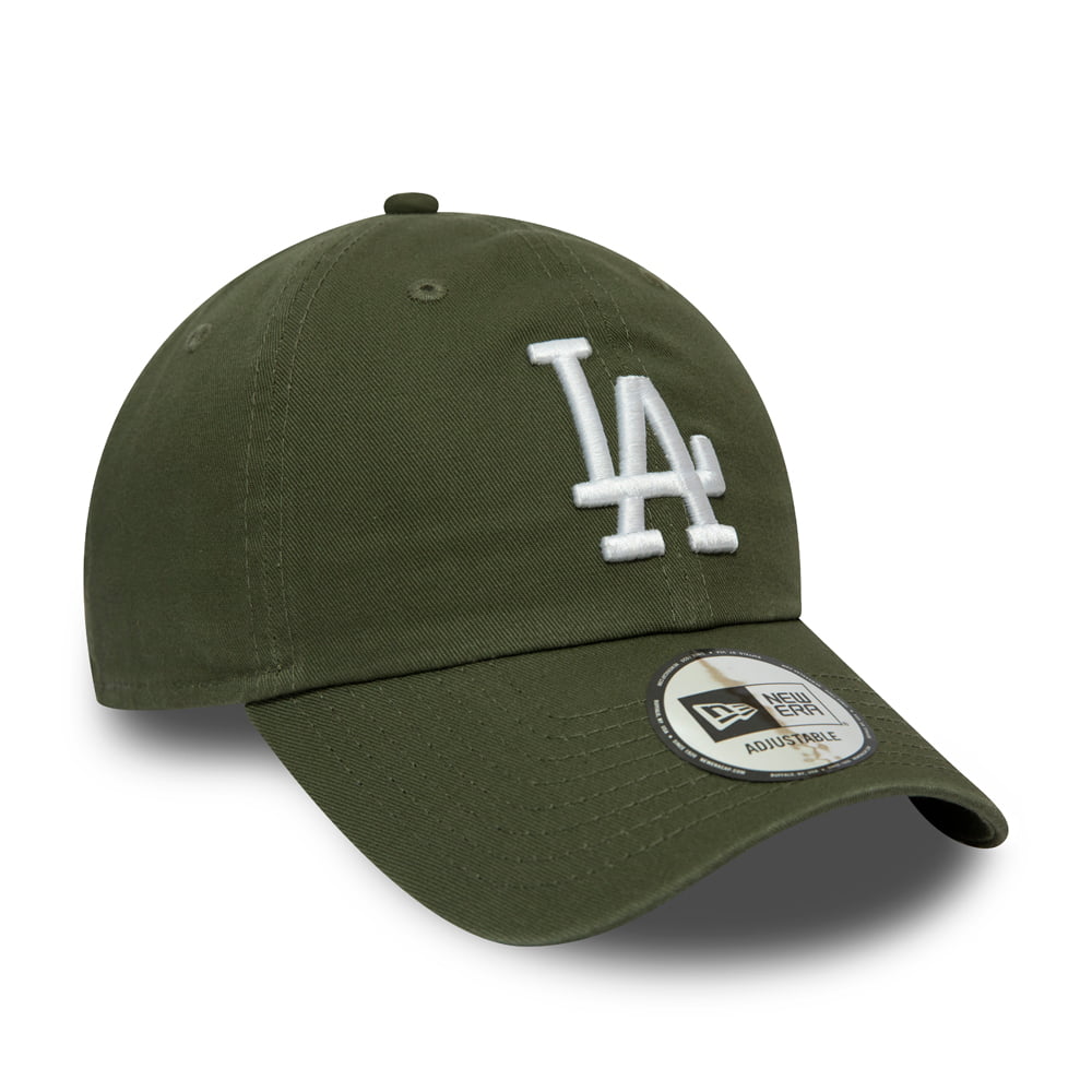 Gorra de béisbol 9TWENTY MLB Washed Casual Classic L.A. Dodgers de New Era - Oliva-Blanco
