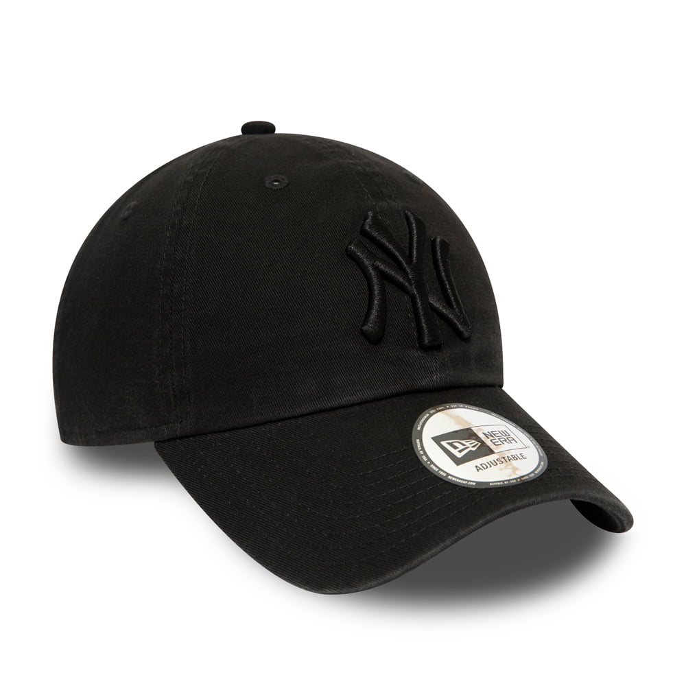 Gorra de béisbol 9TWENTY MLB Washed Casual Classic New York Yankees de New Era - Negro
