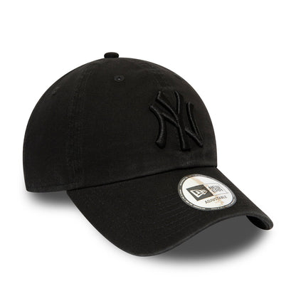 Gorra de béisbol 9TWENTY MLB Washed Casual Classic New York Yankees de New Era - Negro