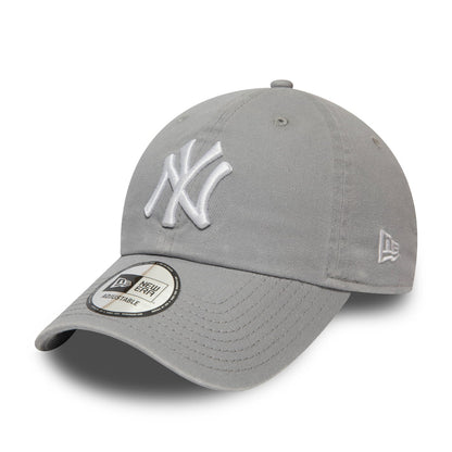 Gorra de béisbol 9TWENTY MLB Washed Casual Classic New York Yankees de New Era - Gris