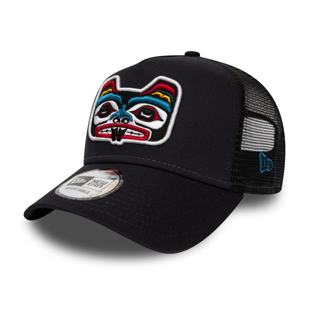 Gorra Trucker Bear Tattoo de New Era - Azul Marino