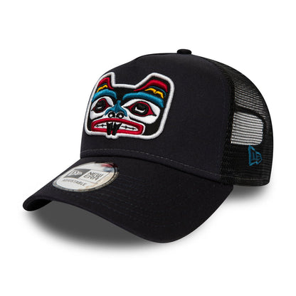 Gorra Trucker Bear Tattoo de New Era - Azul Marino