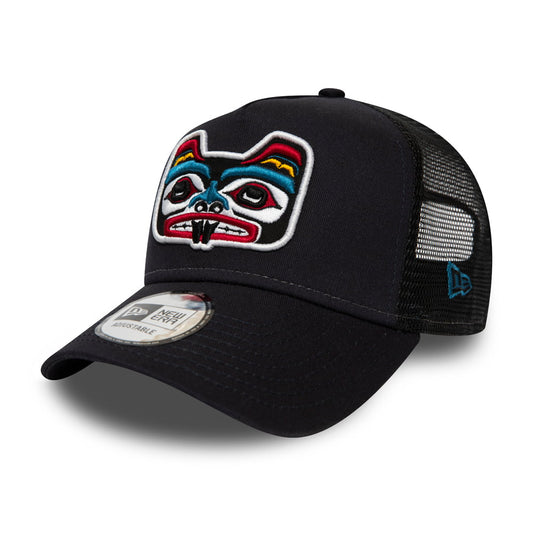 Gorra Trucker Bear Tattoo de New Era - Azul Marino