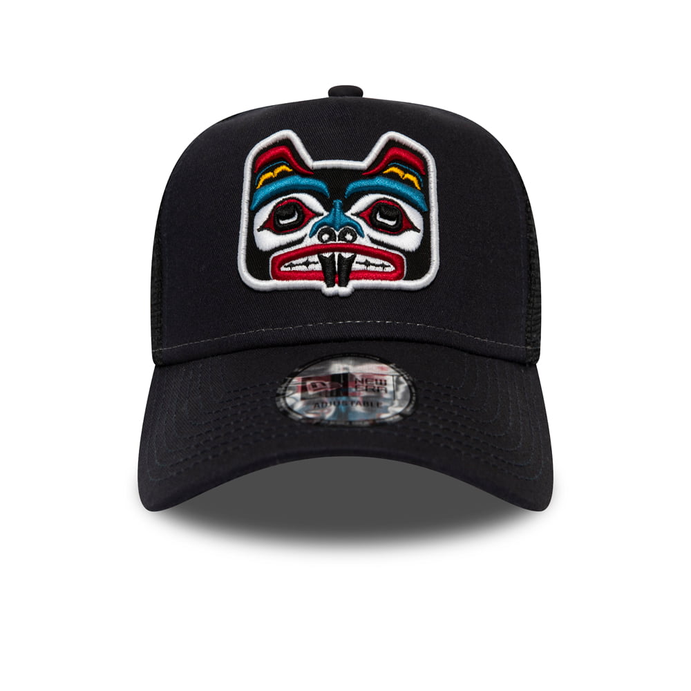 Gorra Trucker Bear Tattoo de New Era - Azul Marino