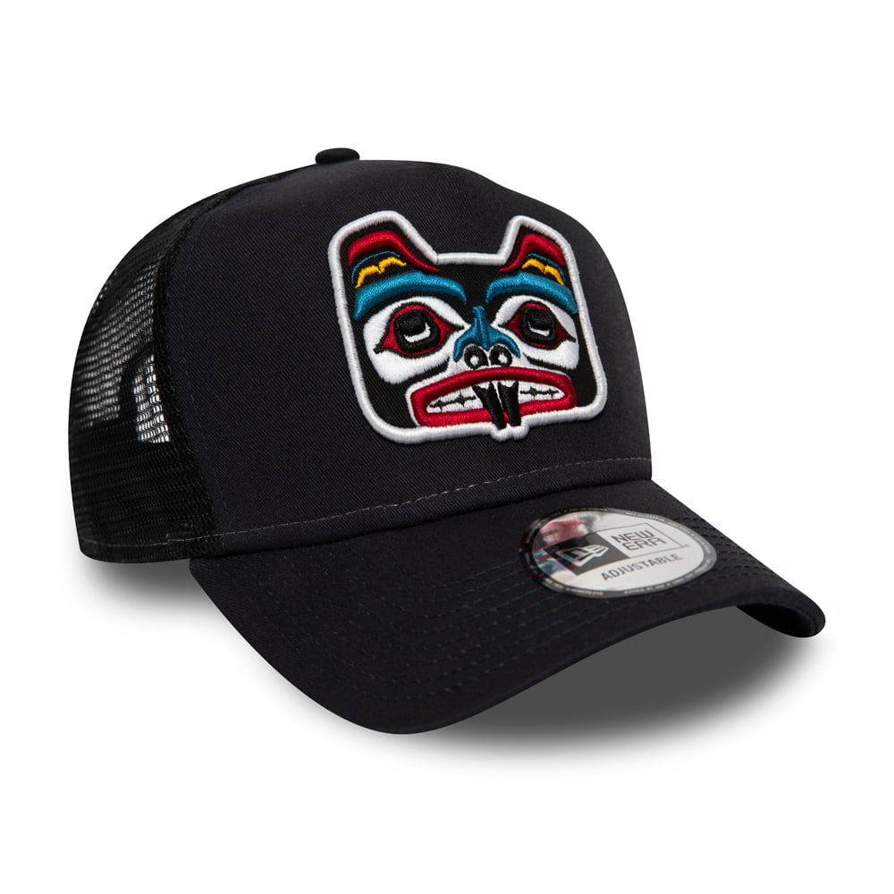Gorra Trucker Bear Tattoo de New Era - Azul Marino