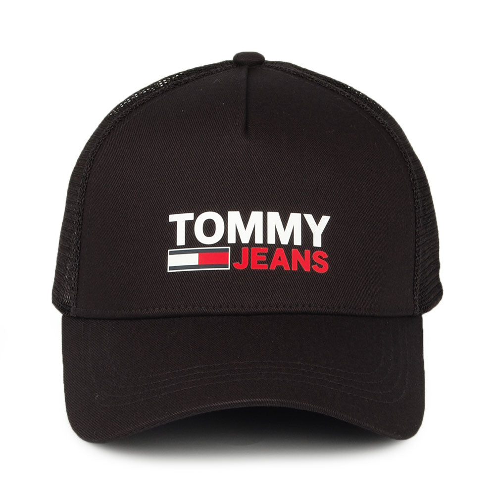 Gorra Trucker TJM Logo de Tommy Hilfiger - Negro