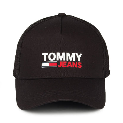 Gorra Trucker TJM Logo de Tommy Hilfiger - Negro