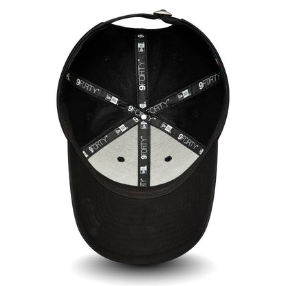Gorra de béisbol mujeres 9FORTY MLB Satin New York Yankees de New Era - Negro