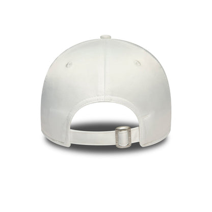 Gorra de béisbol mujeres 9FORTY MLB Satin New York Yankees de New Era - Blanco