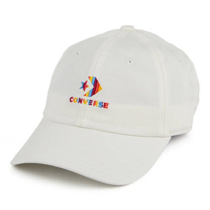Gorra de béisbol Rainbow Lock Up de Converse - Blanco-Multi