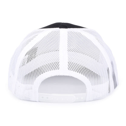 Gorra Trucker Crest MP Malla de Brixton - Negro-Blanco