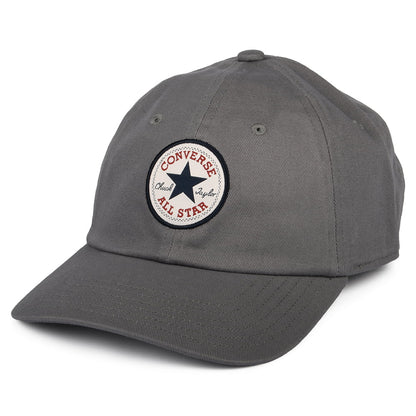 Gorra de béisbol Tip Off de algodón de Converse - Gris Jaspeado