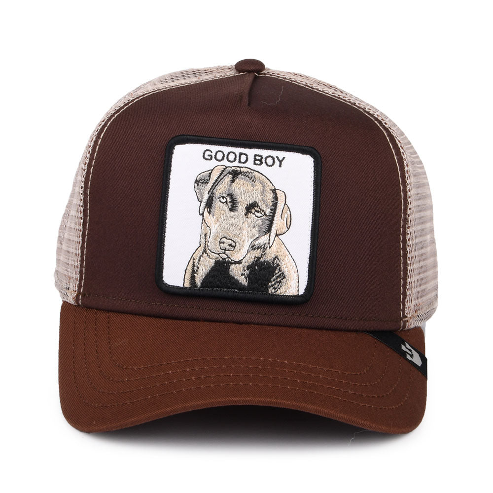 Gorra Trucker Good Boy de Goorin - Marrón
