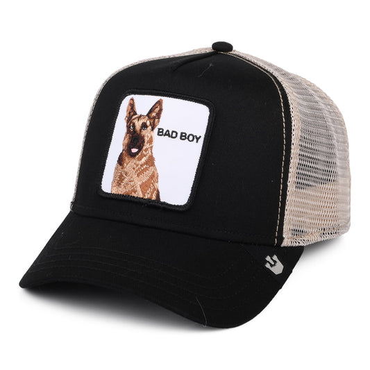 Gorra Trucker Bad Boy de Goorin - Negro