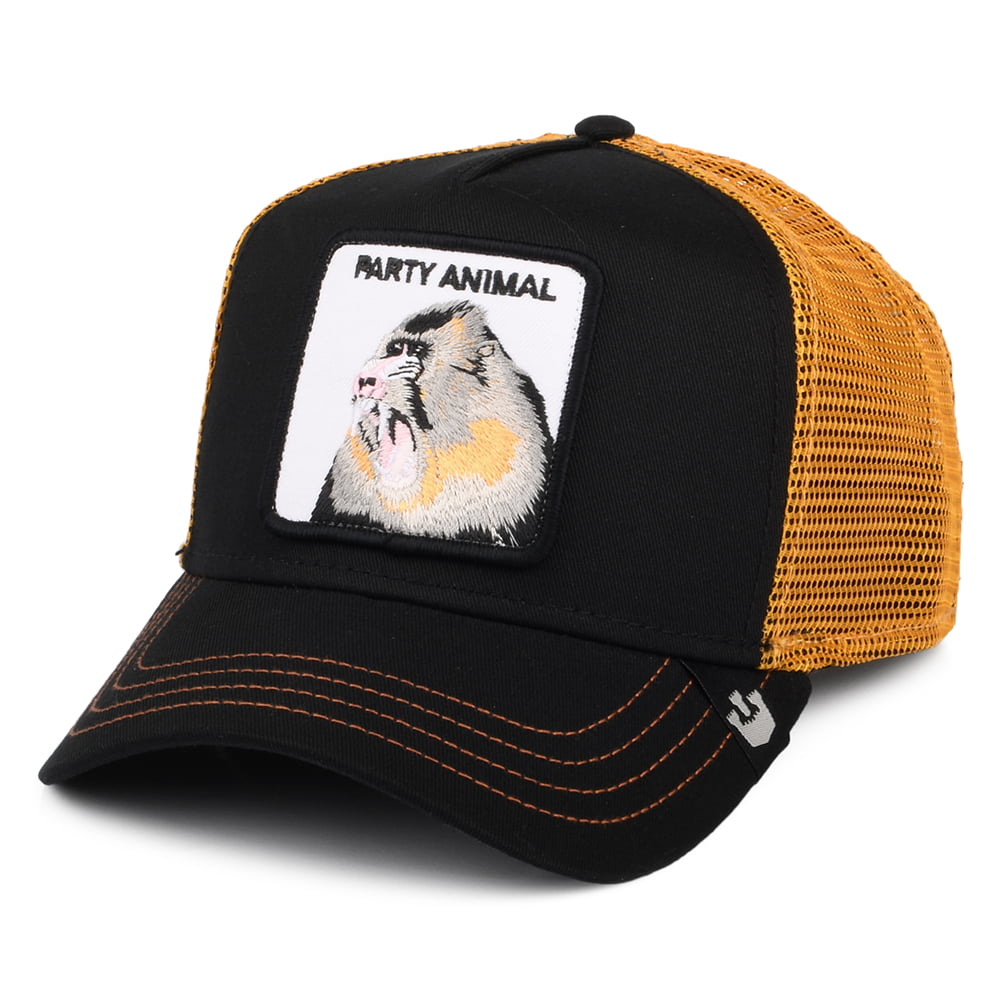 Gorra Trucker Party Animal de Goorin - Negro