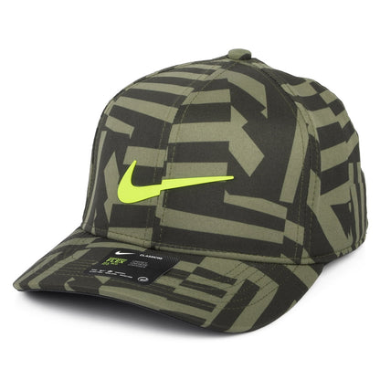 Gorra de béisbol Classic 99 US Open de Nike Golf - Oliva-Amarillo