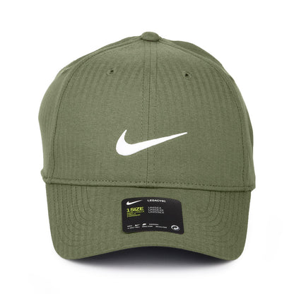 Gorra de béisbol Legacy 91 Tech Tonal Stripes de Nike Golf - Verde Oliva