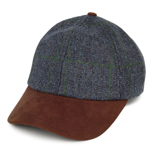 Gorra de béisbol Epsom repelente al agua de Failsworth - Azul-Verde Musgo
