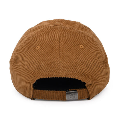 Gorra de béisbol Harlem de pana de Carhartt WIP - Canela