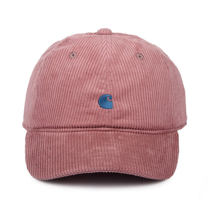 Gorra de béisbol Harlem de pana de Carhartt WIP - Rosa Violáceo