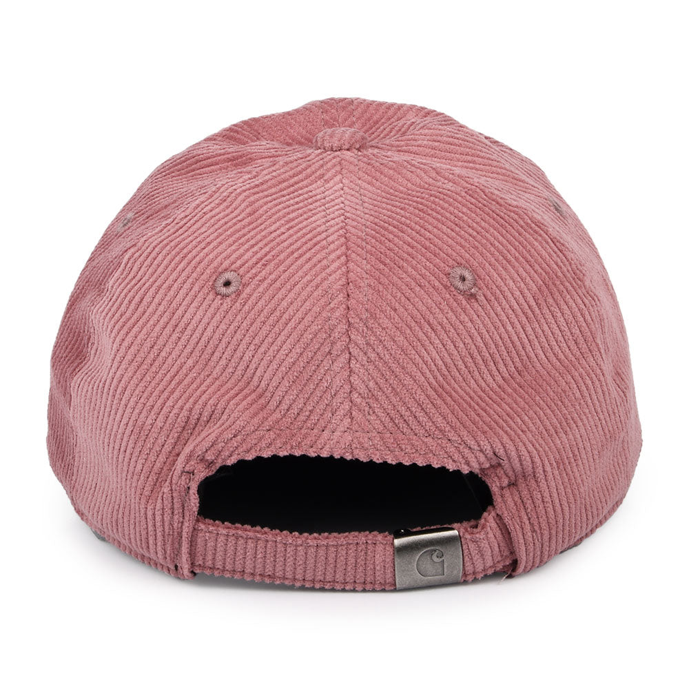 Gorra de béisbol Harlem de pana de Carhartt WIP - Rosa Violáceo