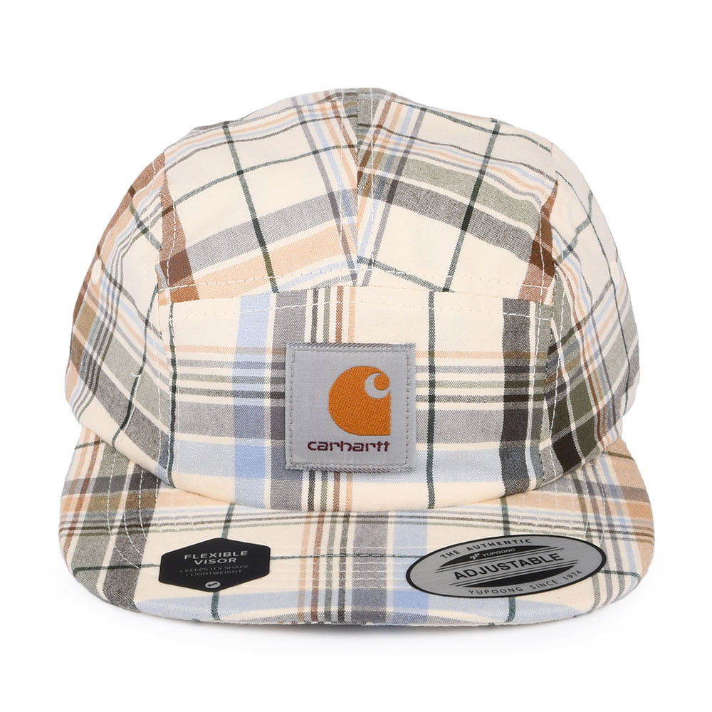 Gorra 5 paneles Vilay a cuadros de Carhartt WIP - Natural