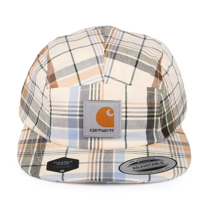 Gorra 5 paneles Vilay a cuadros de Carhartt WIP - Natural