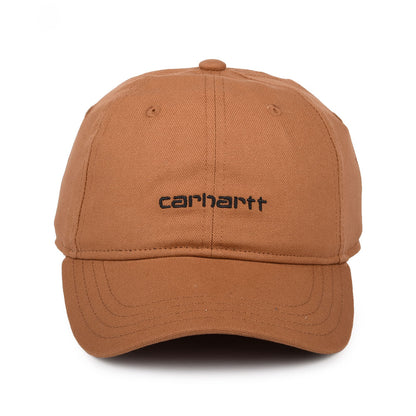 Gorra de béisbol Script de lienzo de algodón de Carhartt WIP - Canela