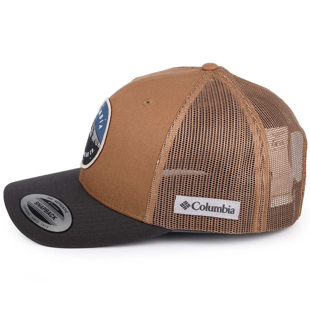 Gorra Trucker con malla de Columbia - Marrón