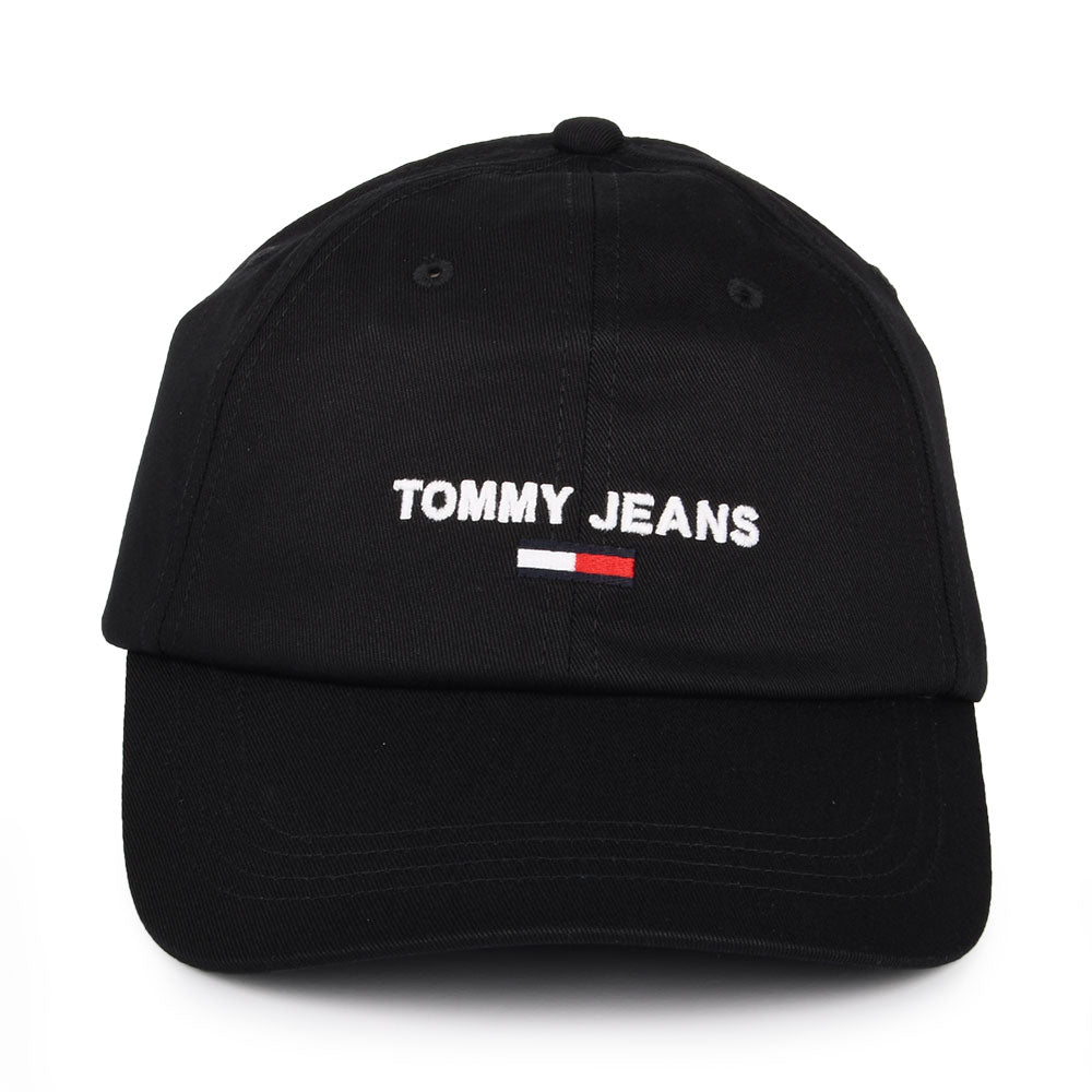 Gorra de béisbol TJM Sport de algodón orgánico de Tommy Hilfiger - Negro