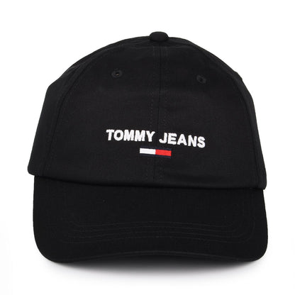 Gorra de béisbol TJM Sport de algodón orgánico de Tommy Hilfiger - Negro