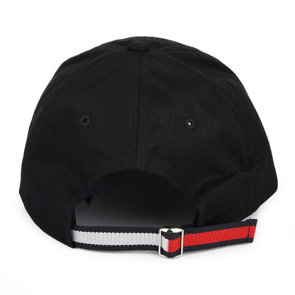 Gorra de béisbol TJM Sport de algodón orgánico de Tommy Hilfiger - Negro
