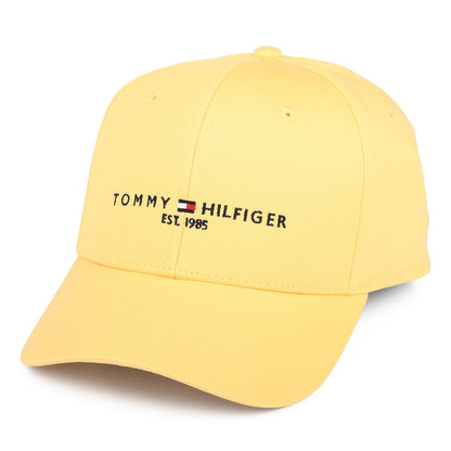 Gorra de béisbol TH Established de Tommy Hilfiger - Amarillo Claro