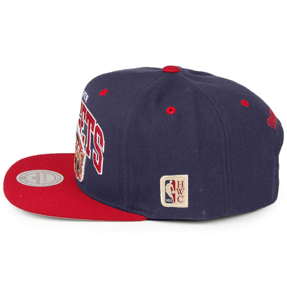 Gorra Snapback NBA Arch 2 Tone Denver Nuggets de Mitchell & Ness - Azul Marino/Burdeos