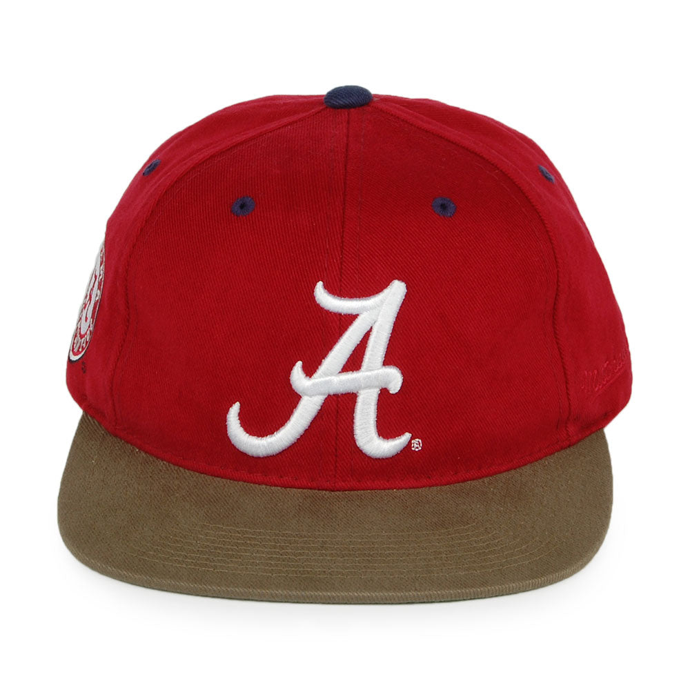 Gorra Snapback Blockhead Deadstock Alabama de Mitchell & Ness - Rojo