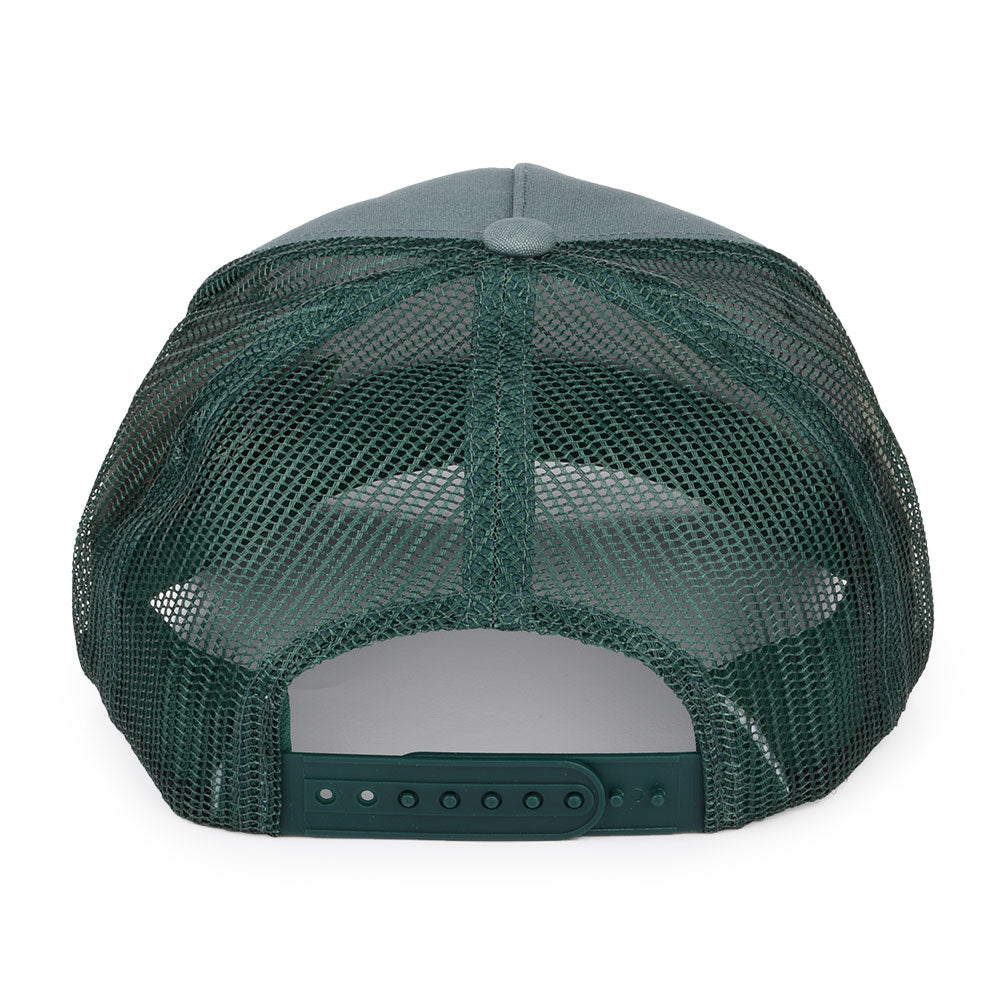 Gorra Trucker Alpha Block NetPlus MP de Brixton - Verde