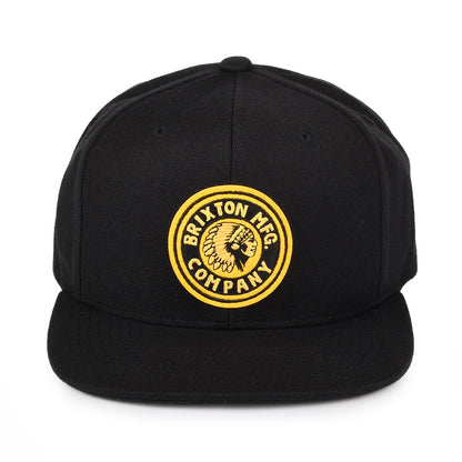 Gorra Snapback Rival MP de Brixton - Negro-Dorado