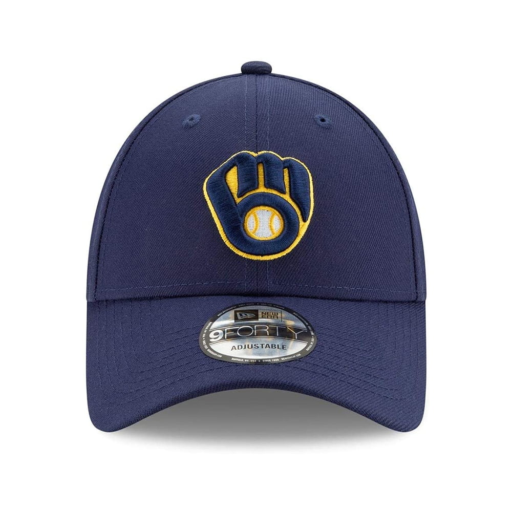 Gorra de béisbol 9FORTY MLB The League Milwaukee Brewers de New Era - Azul Marino
