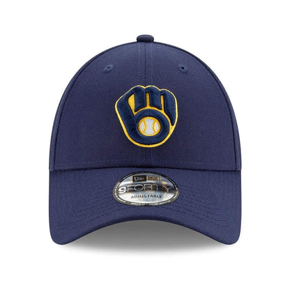 Gorra de béisbol 9FORTY MLB The League Milwaukee Brewers de New Era - Azul Marino