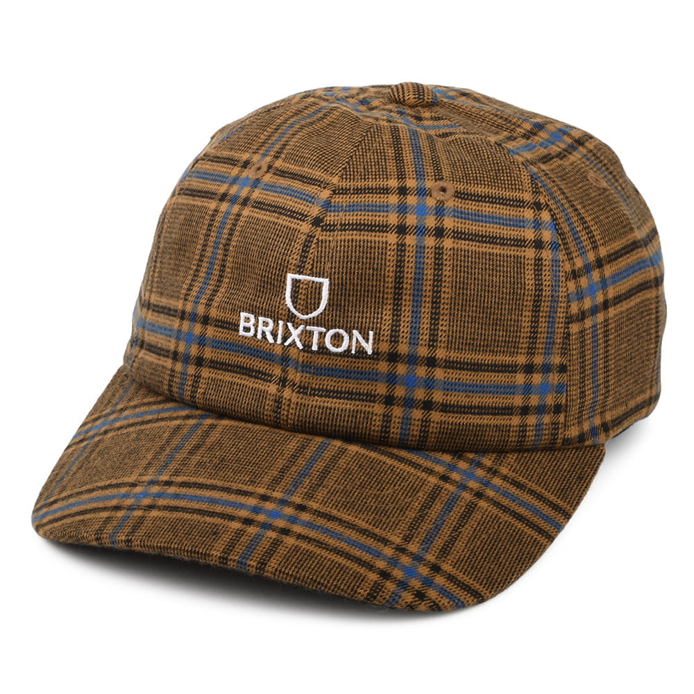 Gorra de béisbol Alpha LP a cuadros de Brixton - Rojo Multi
