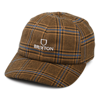 Gorra de béisbol Alpha LP a cuadros de Brixton - Rojo Multi