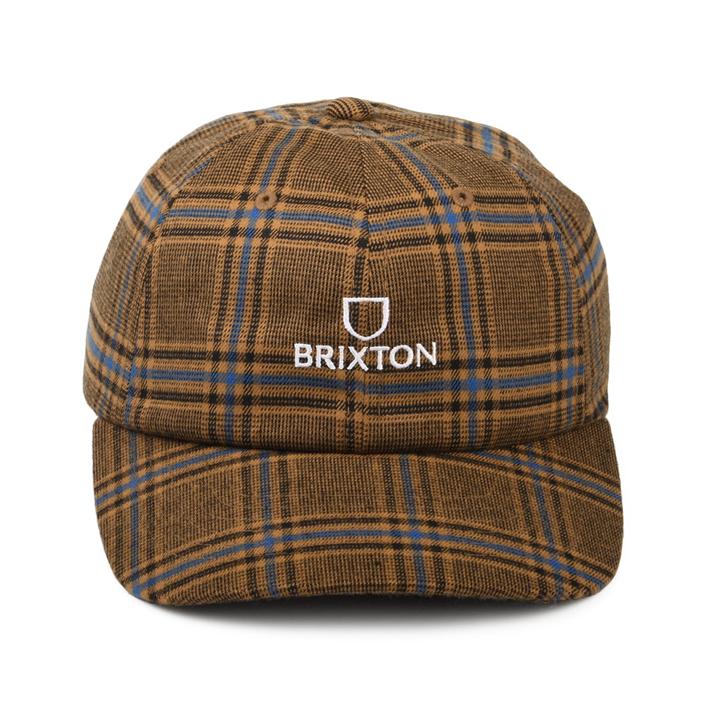 Gorra de béisbol Alpha LP a cuadros de Brixton - Rojo Multi