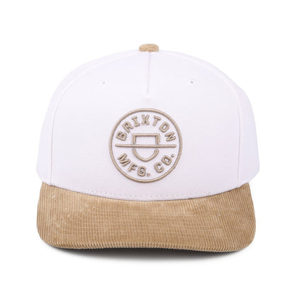 Gorra Snapback Crest MP de Brixton - Blanco-Kaki