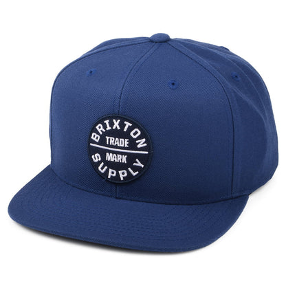 Gorra Snapback Oath III de Brixton - Azul Medio