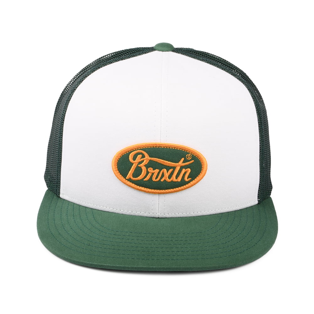 Gorra Trucker Parsons HP de Brixton - Verde-Blanco